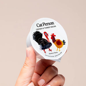 Weruva Chicken Kitten Grain-free Cat Person Shredded & Turkey Broth 2.75oz