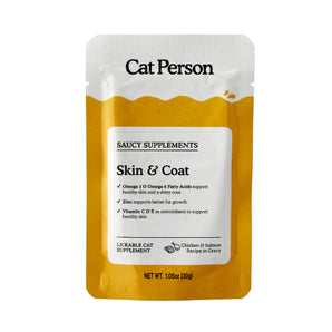 Cat Person Skin & Coat Salmon Cat Supplement 1.05oz Pouch