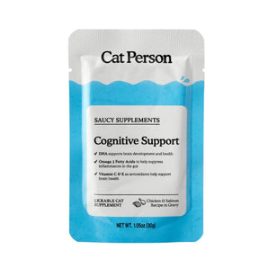 Cat Person Cognitive Support & Salmon Cat Supplement 1.05oz Pouch