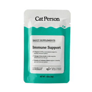 Cat Person Immune Support Turkey & Salmon Cat Supplement 1.05oz