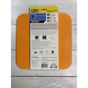 Pet Zone Pet Boredom Busterz Indulge Licking Mat, XL Orange