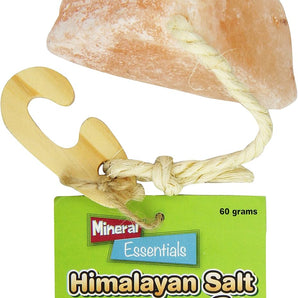 Ware Himalayan Salt on a Rope Small Pet Chew Treat 1 oz Mineral Block Hanger