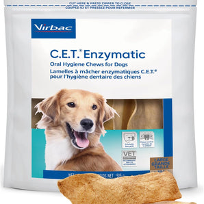Virbac CET Enzymatic Oral Hygiene Chews for LG Dogs 50lbs.+ 30CT