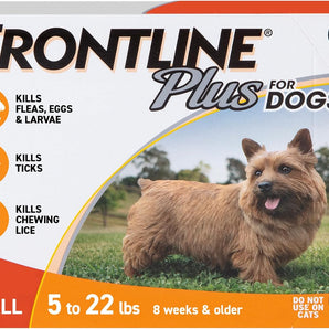 Frontline Plus Dogs 0-22 lbs 6 Month Supply EPA No Expiration
