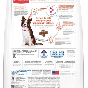 Wellness Chicken Puppy Dog Hill's Science Diet Adult Perfect Digestion Chicken, Brown Rice & Whole Oats Recipe Dry Food Bag