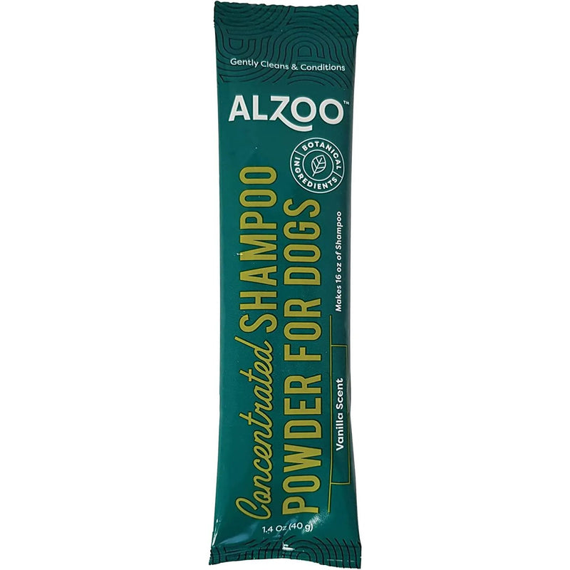 Alzoo Sustainable Concentrated Powder Shampoo and Bottle Alzoo