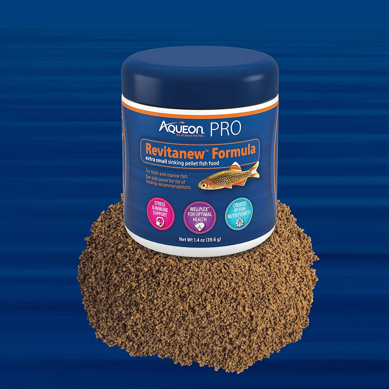 Aqueon Pro Foods Revitanew Fish Food Formula 1.4 oz. Aqueon