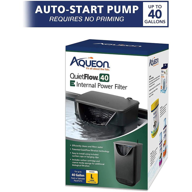 Aqueon QuietFlow E Internal Power Filter Large 40 Gallon Aqueon