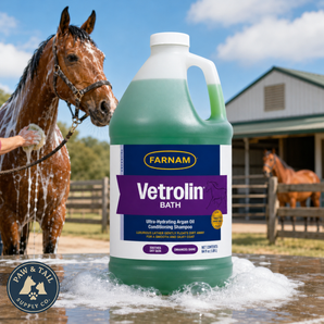 Vetrolin Bath Horse Ultra Hydrating Conditioning Shampoo USA 64 oz.