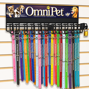 OmniPet Signature Leather Crystal Diamond Rhinestones Dog Collars USA Made