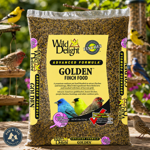 Wild Delight Golden Finch Wild Bird Food Nyjer Seed Blend 5 lb Bag