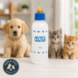 Lixit Nursing Baby Bottle Kittens Puppies Small Animals Hand Feeding 2oz