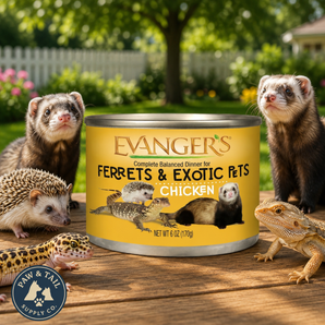 Evanger's Chicken Dinner for Ferrets & Exotic Pets Grain Free 6 oz. Can