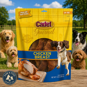 Cadet Premium Oven Roasted Gourmet Chicken Breast Dog Treats 14 oz.