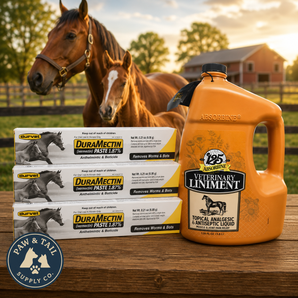 Absorbine Liniment and Wormer bundle Gallon Plus 3-Pack Wormer Bundle