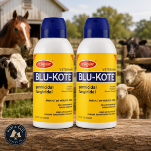 Dr. Naylor Blu-Kote Veterinary Antiseptic Spray Animal Wound Care 5 oz. 2-Pack