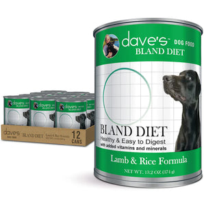 Chicken Dog Dave's Restricted Diet Bland – Lamb & Rice (13.2oz)