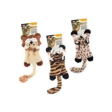 Ethical Pet Skinneeez Flat Cats Dog Toy 14-Inch Assorted 3PCK Ethical Pet