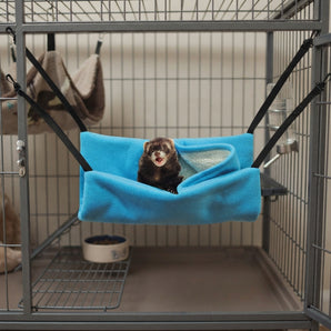 Marshall Ferret Hammock Hanging Nap Sack Soft Fleece Bed 16-Inch