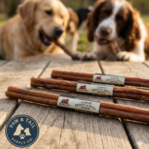 Redbarn Beaut-a-Bull Collagen Stick Dog Treat Large Beef Chew for Large Dogs 3ct