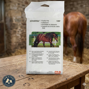 3M Animalintex Hoof & Leg Poultice Pad Horse Wound Care Abscess Treatment 8 x 16 Inch