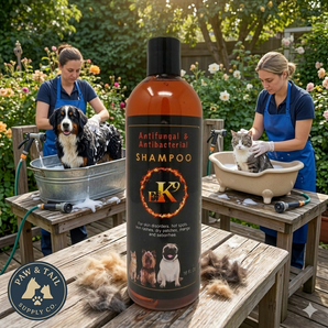 E3 K9 Antifungal Antibacterial Hot Spots Shampoo Pets 16 oz. Vet Strength Skin & Coat Care