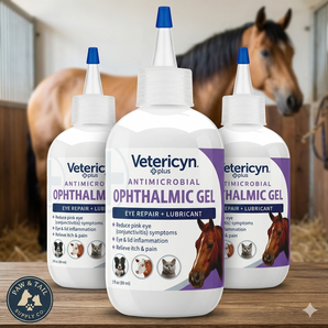 Vetericyn Plus All Animal Ophthalmic Gel 3 oz. Antimicrobial Eye Relief Lubricant 3PCK
