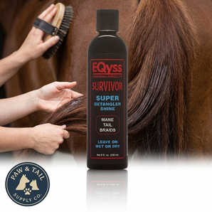 EQyss Survivor Mane & Tail Detangler 8 oz. Safe for Foals Mares Ponies & Horses