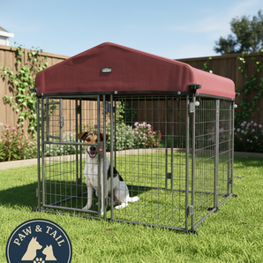 Neocraft My Pet Companion Outdoor Dog Kennel w/ Roof Heavy Duty 48"x48"x54"