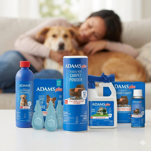 Adams Complete Indoor & Outdoor Flea Treatment System for Small Dogs 5–14 lbs