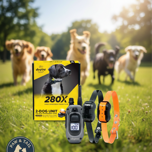 Dogtra 280X Remote Dog Trainer 1/2-Mile Range 2-Dig Unit Waterproof LED