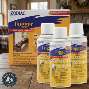 Zodiac Flea & Tick Insects Room Fogger for Home & Pet Areas 3 oz. 3-Pack