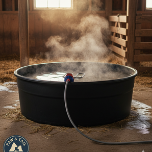 API Stock Tank Water Trough Heater 1500W Pond Drain Plug De-Icer Livestock