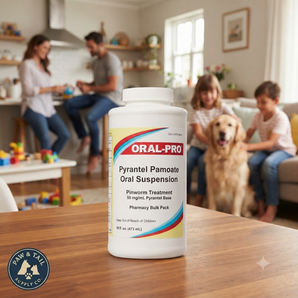 Oral-Pro Pyrantel Pamoate Oral Suspension Vanilla Flavored 16 oz.