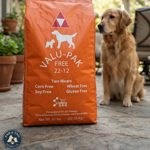 Valu-Pak Free 22/12 Performance Dog Food Gluten-Free Orange Bag 50lbs.