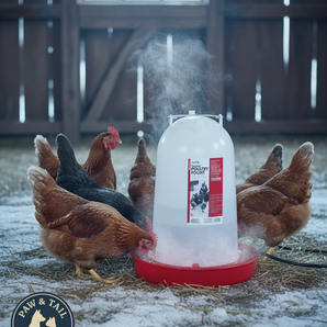 API Heated Chicken or Bird Waterer Heated Poultry Waterer, 3 Gallon