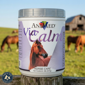AniMed Via Calm Horse Calming Supplement Powder 2lbs.
