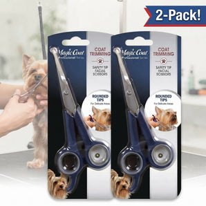 Four Paws Magic Coat Grooming Scissors for Dogs & Cats Rounded Tips 2-Pack