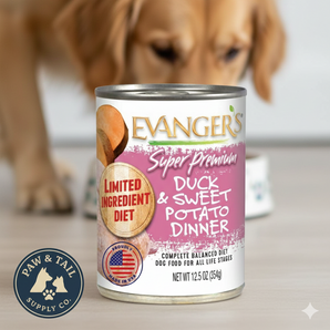 Evanger's Super Premium Duck & Sweet Potato Dinner Canned Dog Food 12.5-oz. All Life Stages