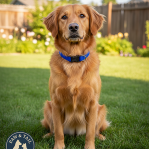 Lupine Pet E-collar Adjustable Nylon Replacement Dog Strap 3/4 inch, Blue