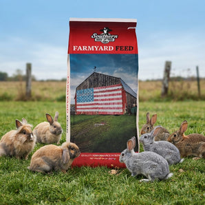 Southern Seed & Feed Rabbit Feed 15% Protein Pellets 50 lb Bag