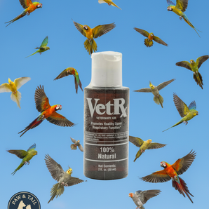 VetRx Caged Bird Remedy 2 oz. Respiratory Relief Mites Canaries Parrots Parakeets