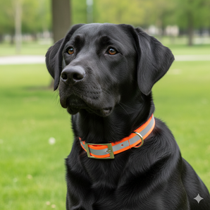 Sunglo Poly Reflective Dog Collar 1"x23" Waterproof Glow Strip Night Safety USA