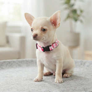 Guardian Gear Camo Dog Collar Neck Durable Nylon Quick Release Buckle Pink