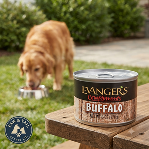 Evanger's Complements Grain Free Buffalo Dog & Cat Food Topper 6 oz.