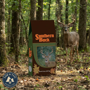 Southern Buck Rice Bran Deer Feed Persimmon 50lbs. Bag