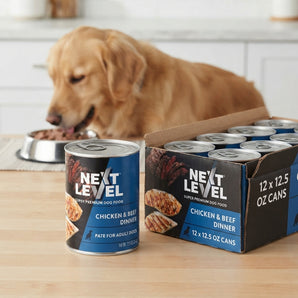 Next Level Super Premium Chicken & Beef Dinner Wet Adult Dog Food 12.5 oz 12-Pack