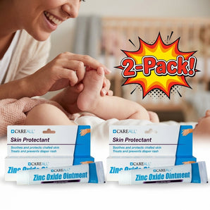 CareAll Zinc Oxide 20% Skin Protectant Barrier Ointment 2 oz. 2-Pack