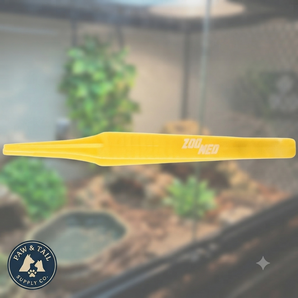 Zoo Med Plastic Feeding Tongs for Reptiles Birds Fish & Small Animals 6"