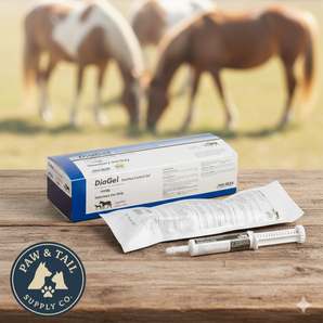 Equine DiaGel Diarrhea Control Oral Gel 30 ml Horses & Foals Digestive Support 2PCK